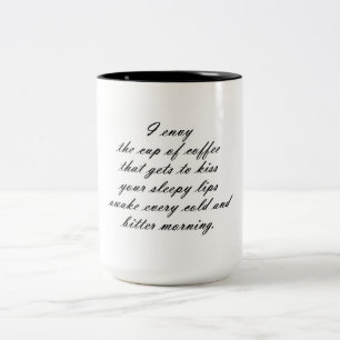 Coffee Envy Two-Tone Coffee Mug