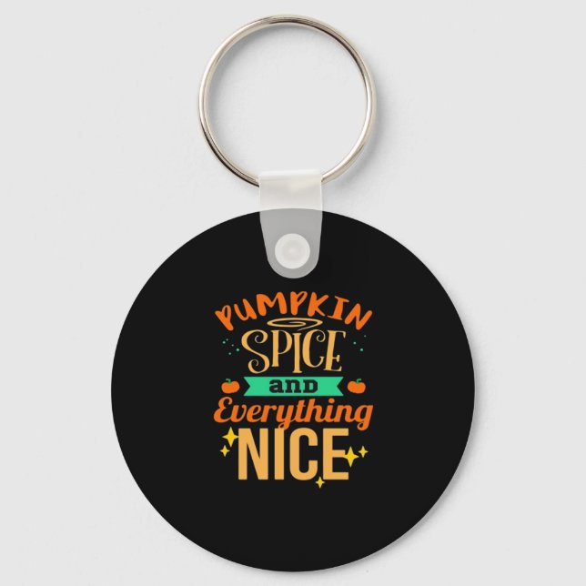 Coffee - Everything Nice Fitted Keychain (Front)