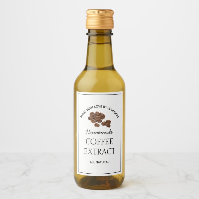 Coffee Extract Label (Front)