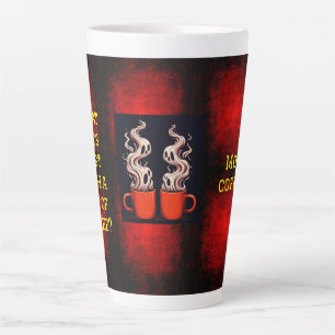 Coffee Faces Latte Mug
