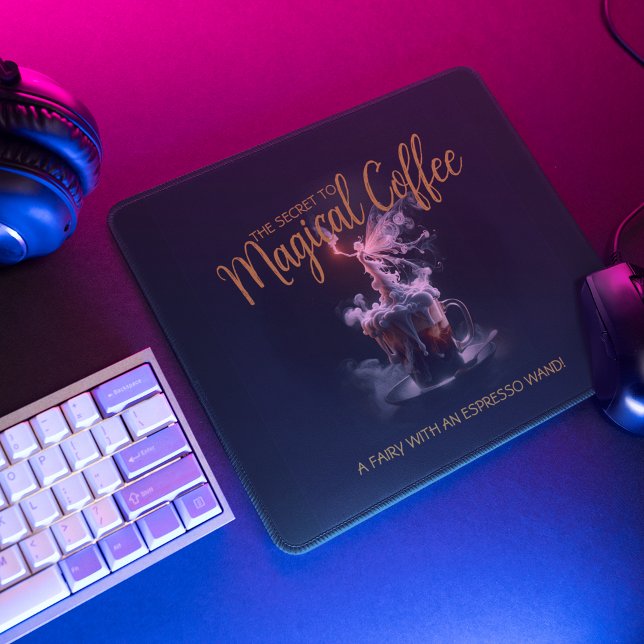 Coffee Fairy Mouse Pad (Creator Uploaded)