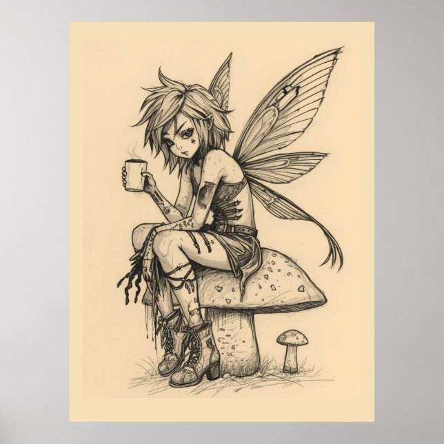 Coffee Fairy Poster (Front)