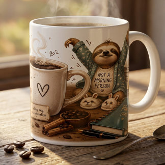 Coffee First. Adulting Later Funny Coffee Quote Mug