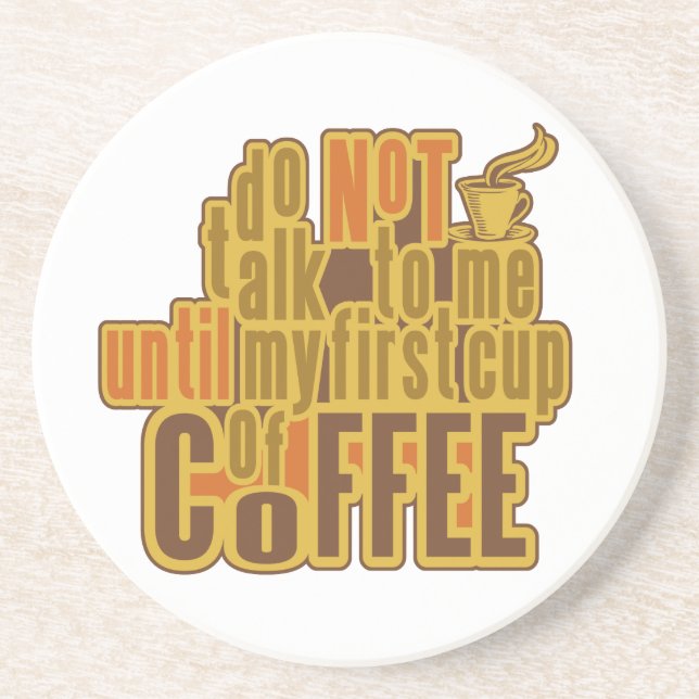 COFFEE FIRST coaster (Front)