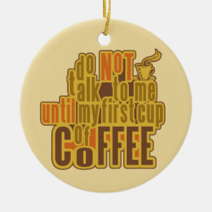 COFFEE FIRST custom ornament