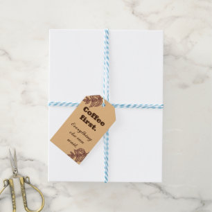 Coffee First Everything Can Wait Gift Tag