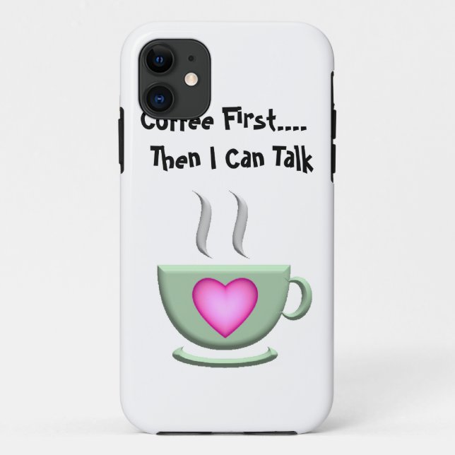 Coffee First iPhone5 Case (Back)