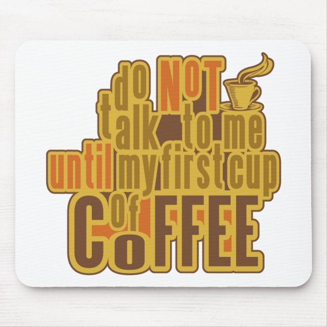 COFFEE FIRST mousepad (Front)