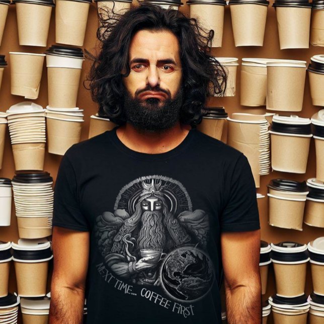 Coffee First! T-Shirt (Creator Uploaded)