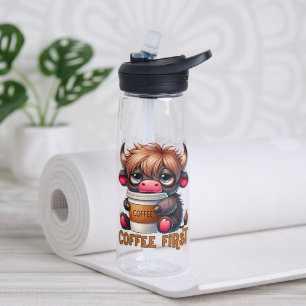 Coffee First Water Bottle