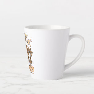 Coffee First, Work Later – Powered by Caffeine Latte Mug