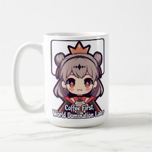 Coffee First, World Domination Later Coffee Mug