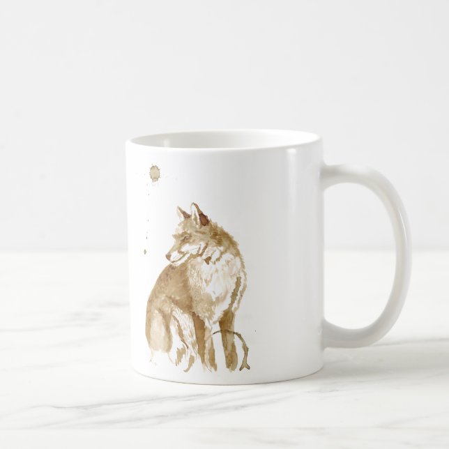 Coffee Fox Coffee Mug (Right)