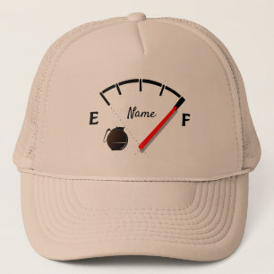 Coffee Fuel Gauge Full Thunder_Cove Trucker Hat