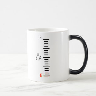 Coffee Fuel Gauge Morphing Mug