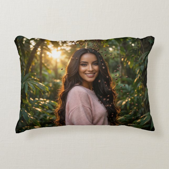 COFFEE FUN ACCENT PILLOW (Front)