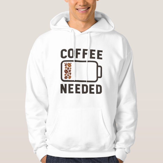 Coffee Funny Saying Coffee Drinker Espresso Coffee Hoodie (Front)
