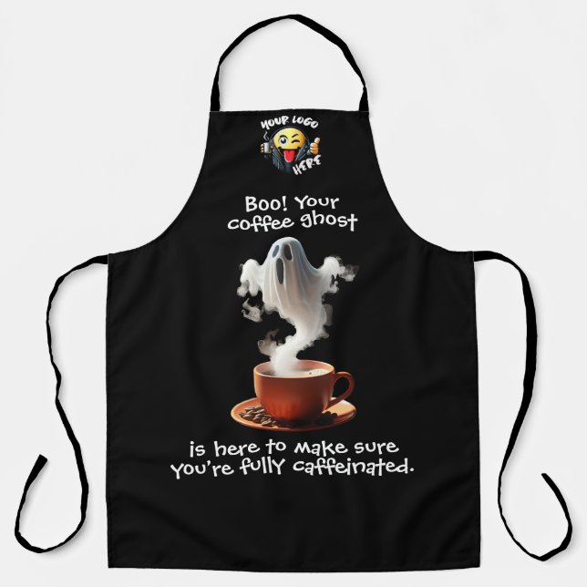 Coffee Ghost Apron (Front)