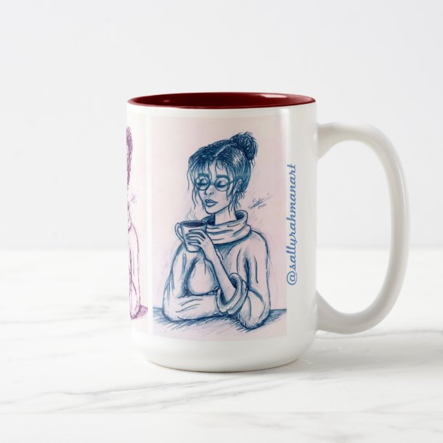 Coffee Girl Mug (Right)