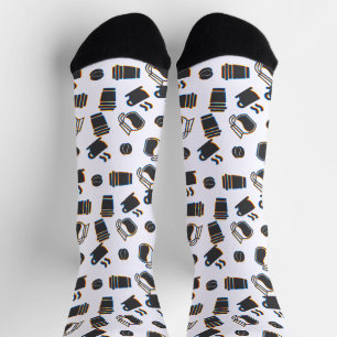 Coffee Glitch Socks