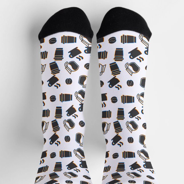 Coffee Glitch Socks (Top)