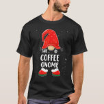 Coffee Gnome Buffalo Plaid Matching Family Christm T-Shirt<br><div class="desc">Coffee Gnome Buffalo Plaid Matching Family Christmas Pajama 3</div>