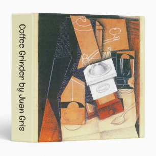 Coffee Grinder by Juan Gris, Vintage Cubism Art Binder