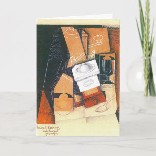 Coffee Grinder by Juan Gris, Vintage Cubism Art Card