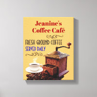 Coffee Grinder Coffee Cafe 8"X10"