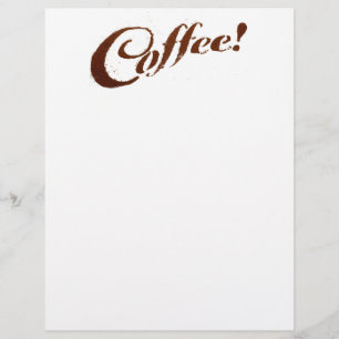 Coffee Grounds Coffee - 8.5x11 Paper