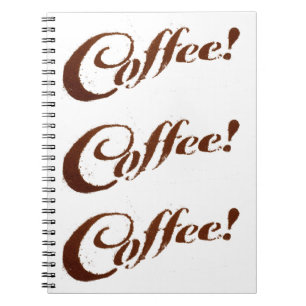 Coffee Grounds Coffee - Notebook