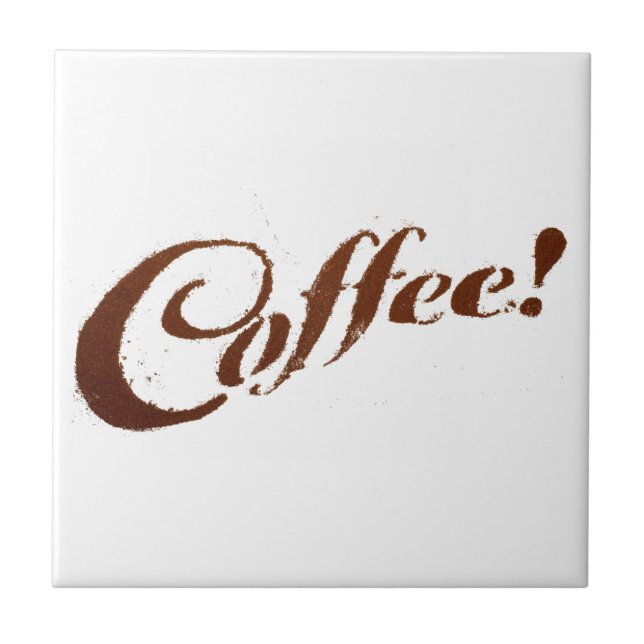 Coffee Grounds Coffee - Tile (Front)