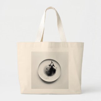 Coffee Grounds Pattern 2 Large Tote Bag