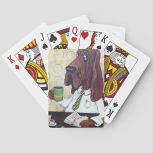 Coffee Hound playing cards