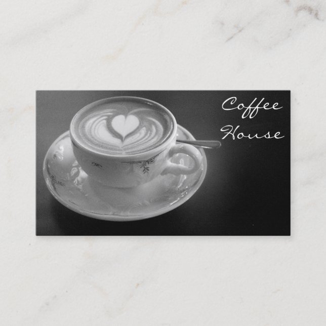 Coffee House Business Card (Front)
