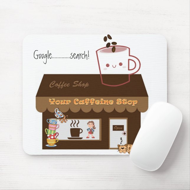 Coffee House Coffee Mug Bean  Mouse Pad! Mouse Pad (With Mouse)