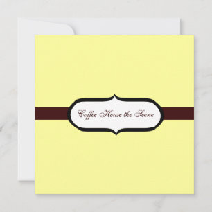 Coffee House Invitation