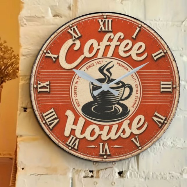 Coffee House  Large Clock (Creator Uploaded)
