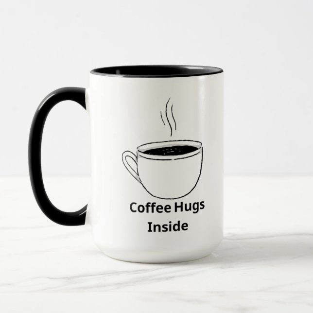 Coffee Hugs Mug (Left)