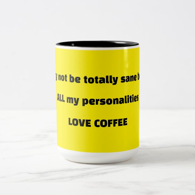 COFFEE HUMOR Two-Tone COFFEE MUG (Center)