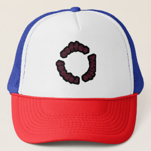 Coffee Hustle Repeat-Motivational typography Trucker Hat