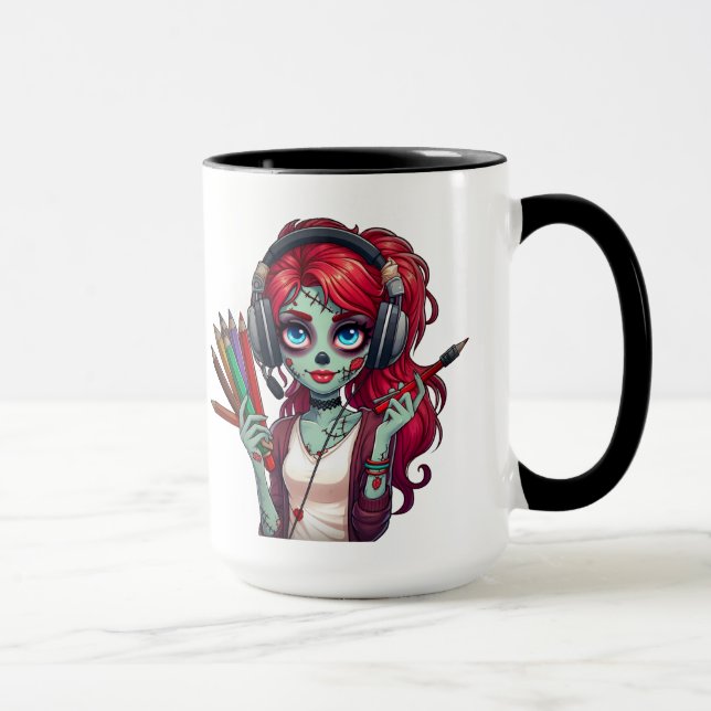 Coffee | I love my Akashic | Zombie Elodie Mug (Right)