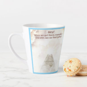 Coffee in heaven latte mug