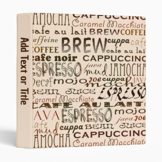 Coffee, In so Many Words Binder