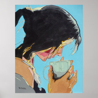 Coffee in the Morning Poster