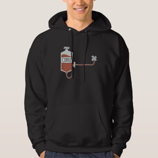 Coffee Infusion Directly Into Your Heart  Coffee Hoodie (Front)