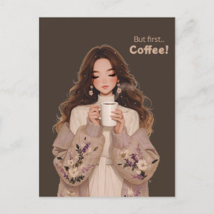 Coffee Invitation Postcard