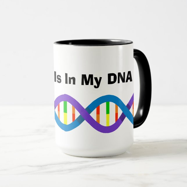 Coffee Is In My DNA Mug (Front Right)