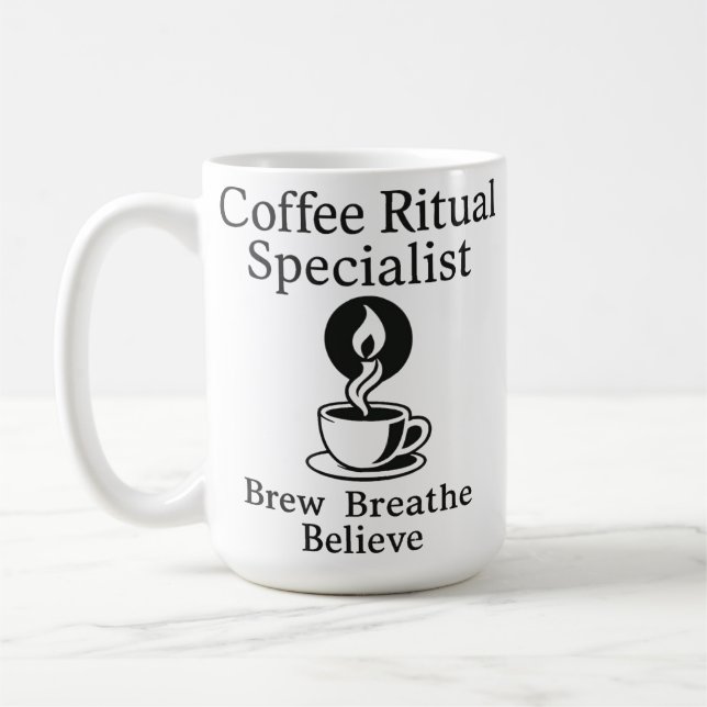 Coffee Is My Ceremony Coffee Mug (Left)