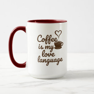 Coffee Is My Love Language Premium Mug